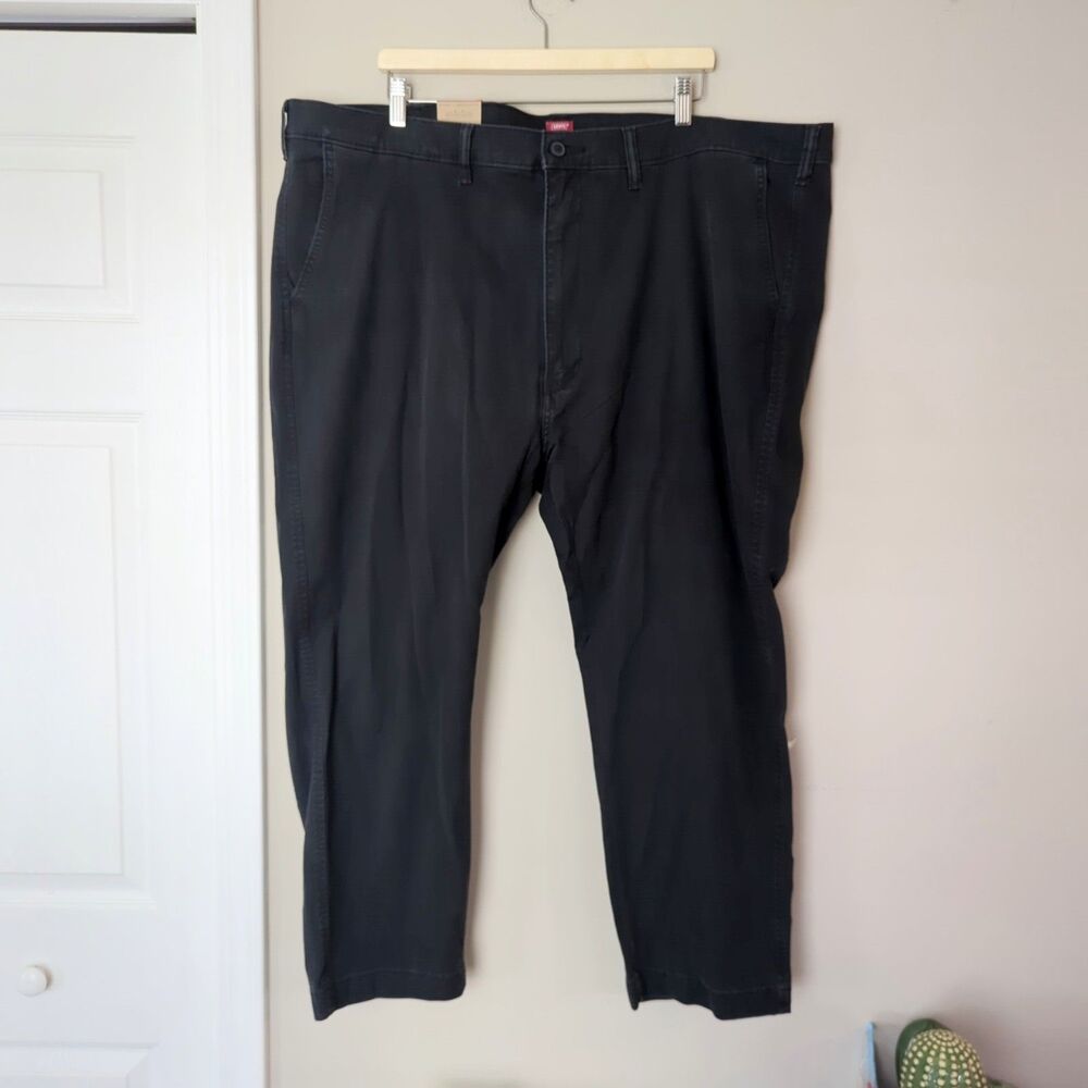 Levi's NWT Men's Black XX Chino Standard Taper Pants Big & Tall Size 52x34